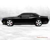 New Dodge Challenger, 6.1 V8 Hemi, 425 crank horsepower, 420 crank foot pounds of torque.