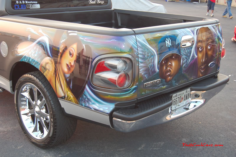 Pimped out ride, Pimp my ride with custom paint, job, nice murals.