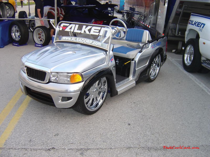 Pimped out ride, Pimp my ride with custom paint. On this custom pimped golf cart.