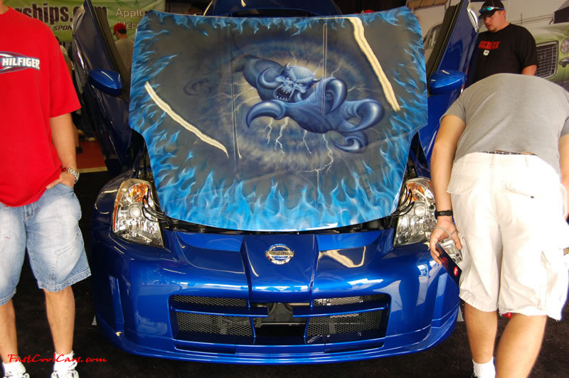 Pimped out ride, Pimp my ride with cool paint on this custom car.