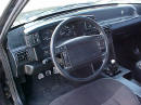 Closer view of drivers interior of 91' LX coupe interior, 5 speed