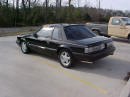 Left rear angle picture of 1991 LX Mustang coupe, 5.0 - 5 speed