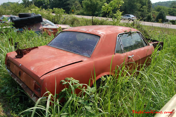1966 Red Ford Mustang, $950 - Rare collectible vintage classic cars for sale.