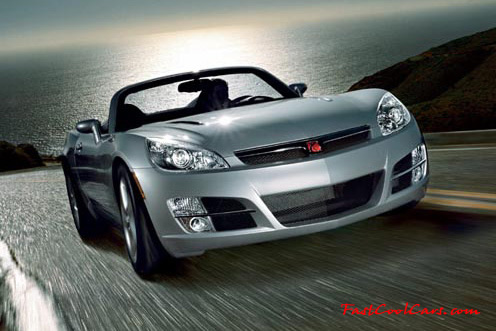 A Red Line model of the Sky was introduced on April 11, 2006 at the New York Auto Show. It uses the same 260 hp (194 kW) turbocharged Ecotec engine as the Solstice GXP, as well as the same standard 5-speed Aisin manual transmission. An automatic transmission is optional.