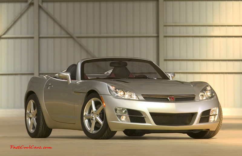 A Red Line model of the Sky was introduced on April 11, 2006 at the New York Auto Show. It uses the same 260 hp (194 kW) turbocharged Ecotec engine as the Solstice GXP, as well as the same standard 5-speed Aisin manual transmission. An automatic transmission is optional.