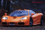 8th Fastest Car in the World is the Mclaren F1, top speed of 240 mph