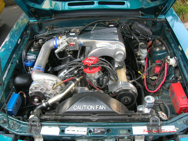 Cleveland, Tennessee Cruise-in August 28, 2005 - Procharged Mustang