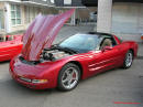 Cleveland, Tennessee Cruise-in August 28, 2005 - C5 Corvette coupe with targa top off.