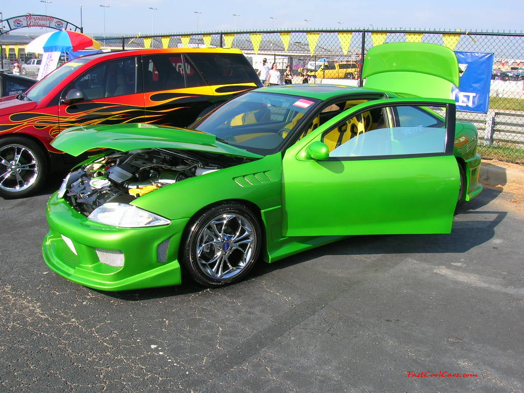 Nopi Nationals - Motorsports Supershow 2005, lime green paint looks great on imports.