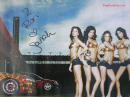 Nopi Nationals - Motorsports Supershow 2005, show models on poster, signed by one with the heart over her to me, Ron.
