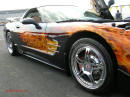 Nopi Nationals - Motorsports Supershow 2005, Chevrolet Corvette, with an unbelievable flame paint job, plus many other modifications.