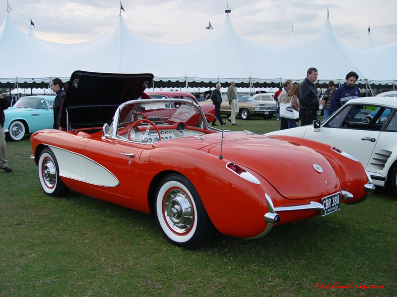 Classic Convertible Corvette - 1956 fast cool car