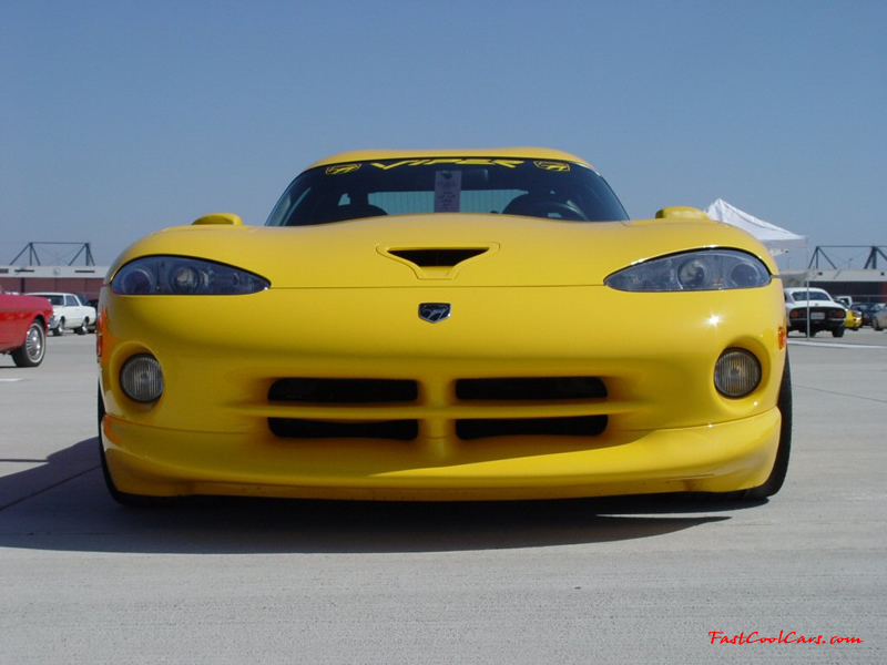 Exotic cars on fast cool cars - High performance at its best, money and horsepower. Dodge Viper GTS, nice yellow paint job.