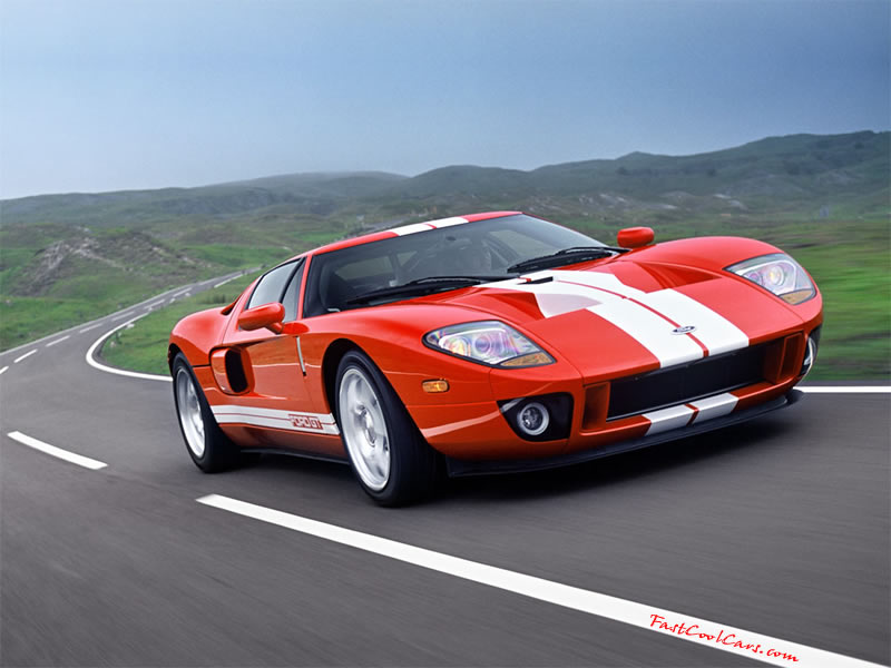 Ford GT on fast cool cars free wallpaper section