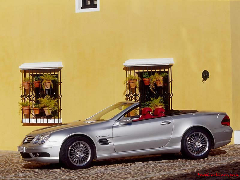 MB SL500 Mercedes Benz Free Fast Cool Cars desktop wallpaper with the 