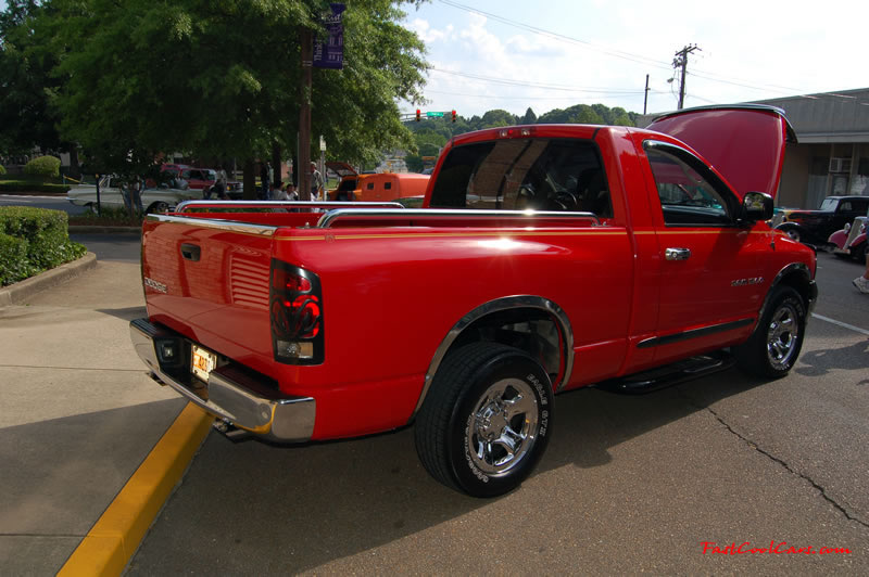 Cleveland, Tennessee - Cruise in, car show, 05-27-06  Fast Cool Cars - Red Dodge Ram Pick Up