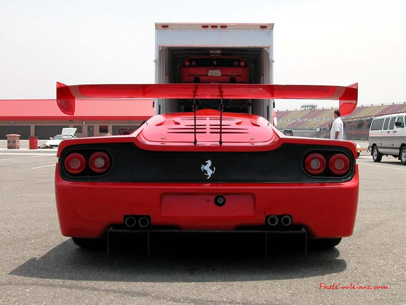 Rear view of 1998 Ferrari F50 GT