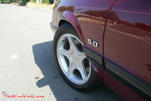 1989 Mustang LX, 5.0 - 5 speed, modified 1999 Mustang GT wheels and tires