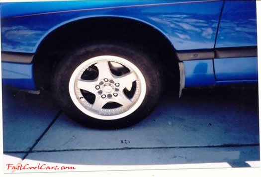 1991 Dodge Stealth blue in color