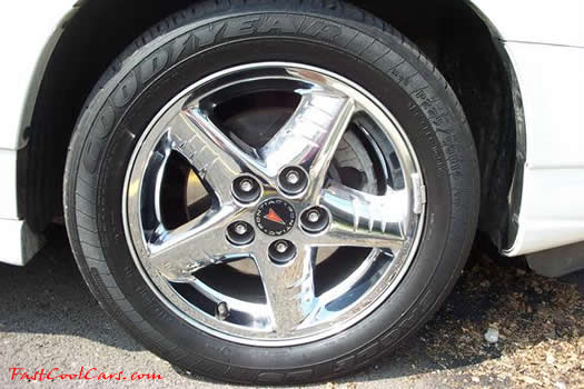 2002 Pontiac Grand Am SE chrome wheels performance chip
