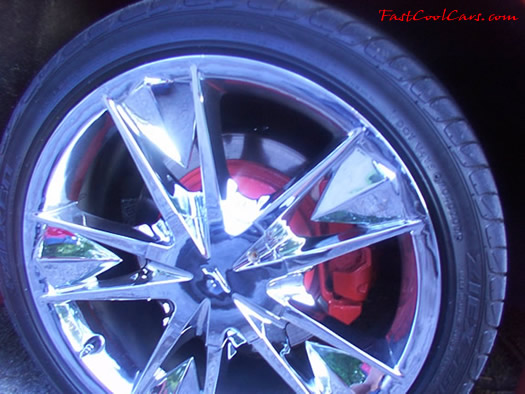 1999 Chevrolet Camaro with 18" Platinum Sniper wheels on Falken tires