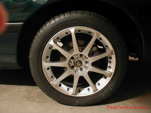 Mikes Dodge Stealth with Enki 18" wheels and toyo tires.