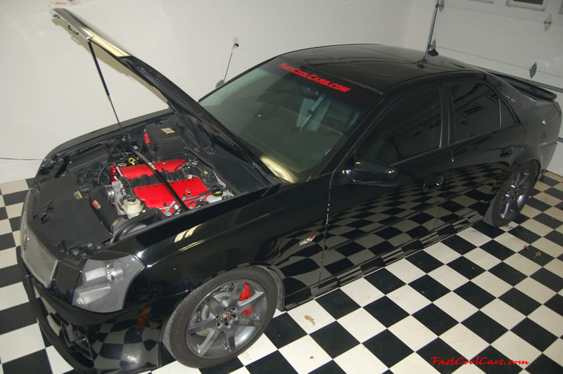 2004 Cadillac CTS-V - LS6 400 HP - 6 Speed Check out the "G" meter on the left of the dash.