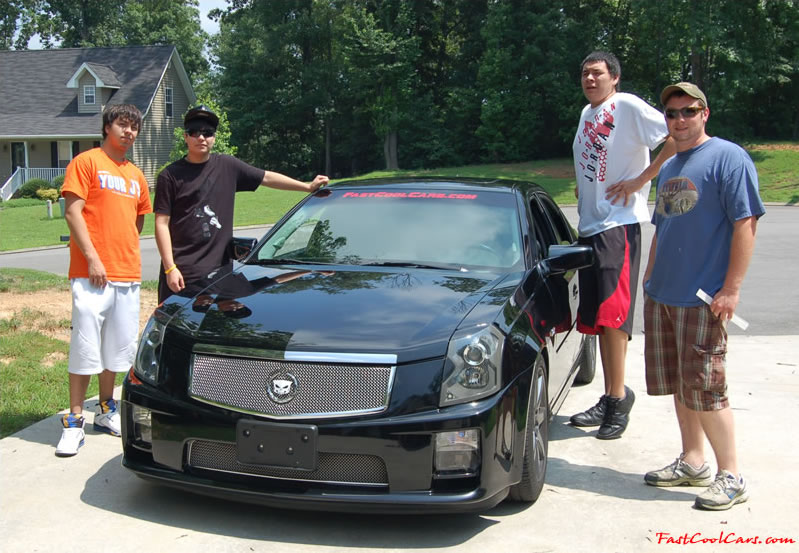 left to right, Tony, Zack, Brad, and Jeremy, 04 CTS-V... bad to the bone.