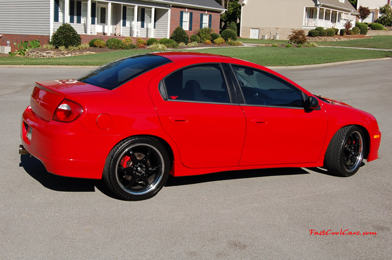 2005 Dodge SRT-4 2.4L DOHC Turbo - 3", 02 housing - 3" Turbo Back Exhaust, - 3" CAI - Brian Crower Stage 2 Cams - Monster - MSD - AEM - Walbro - Lowered - Big Turbo SOON... ( Enlarged version, High Resolution - High Quality pictures, the best fast cool car pics around. )