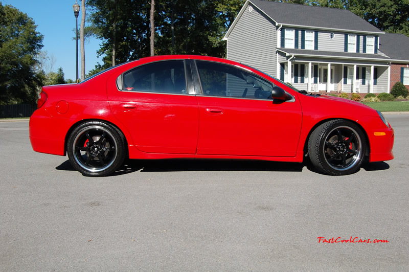 2005 Dodge SRT-4 2.4L DOHC Turbo - 3", 02 housing - 3" Turbo Back Exhaust, - 3" CAI - Brian Crower Stage 2 Cams - Monster - MSD - AEM - Walbro - Lowered - Big Turbo SOON... ( Enlarged version, High Resolution - High Quality pictures, the best fast cool car pics around. )