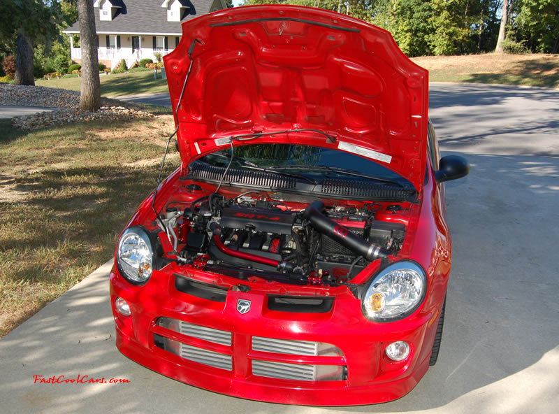 2005 Dodge SRT-4 2.4L DOHC Turbo - 3", 02 housing - 3" Turbo Back Exhaust, - 3" CAI - Brian Crower Stage 2 Cams - Monster - MSD - AEM - Walbro - Lowered - Big Turbo SOON... ( Enlarged version, High Resolution - High Quality pictures, the best fast cool car pics around. )