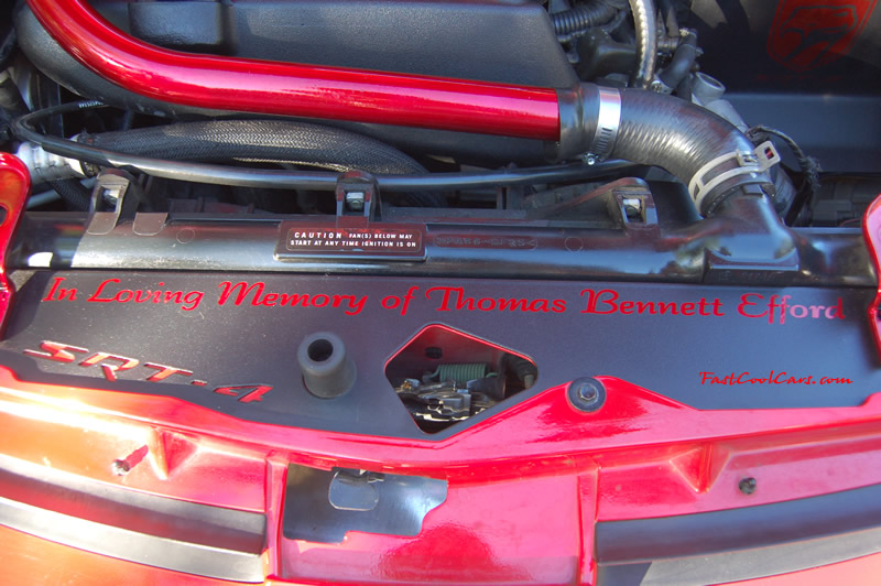 2005 Dodge SRT-4 2.4L DOHC Turbo - 3", 02 housing - 3" Turbo Back Exhaust, - 3" CAI - Brian Crower Stage 2 Cams - Monster - MSD - AEM - Walbro - Lowered - Big Turbo SOON... ( Enlarged version, High Resolution - High Quality pictures, the best fast cool car pics around. ) Also, "In Loving Memory of Thomas Bennett Efford"