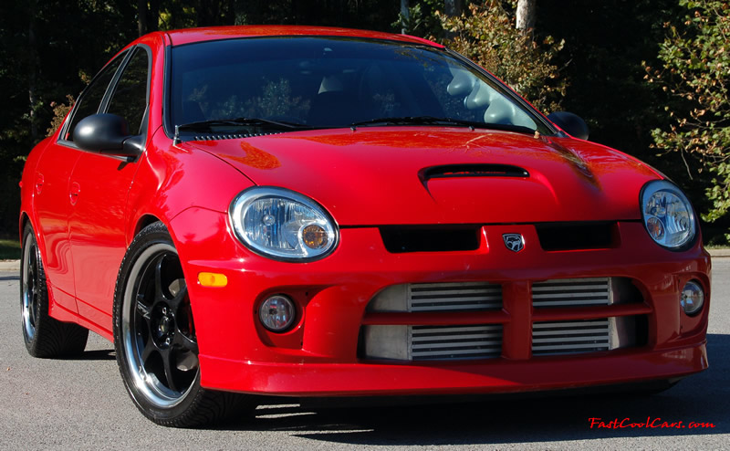2005 Dodge SRT-4 2.4L DOHC Turbo - 3", 02 housing - 3" Turbo Back Exhaust, - 3" CAI - Brian Crower Stage 2 Cams - Monster - MSD - AEM - Walbro - Lowered - Big Turbo SOON... ( Enlarged version, High Resolution - High Quality pictures, the best fast cool car pics around. )