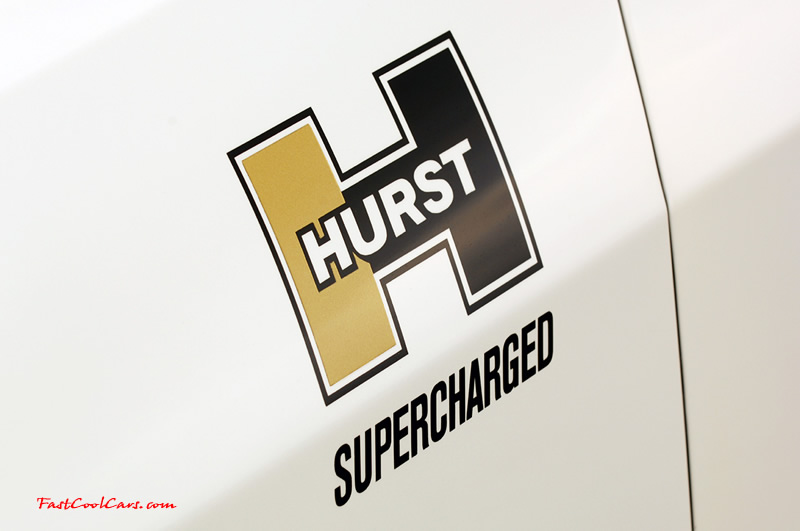Supercharged Hurst Dodge Challenger, 6.1 Hemi with blower. Many packages available, up to 572 HP, wow.