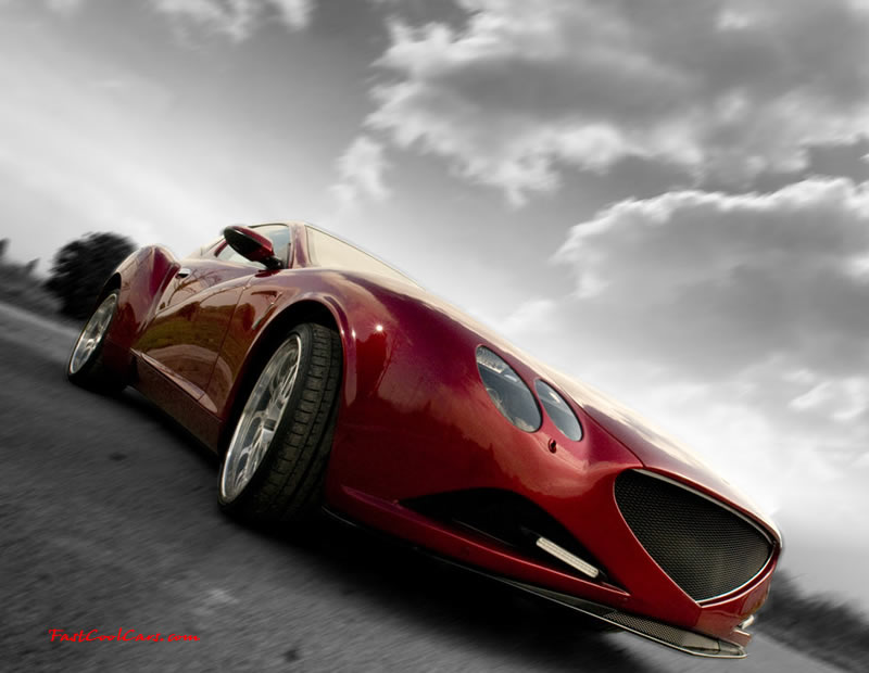 2009 F&M Auto Vulca S, The S version, instead pointing to a more performance supercharged V8, 630 hp