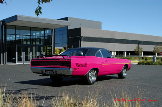 1970 Moulin Rouge Plymouth Roadrunner - one of 97 built.