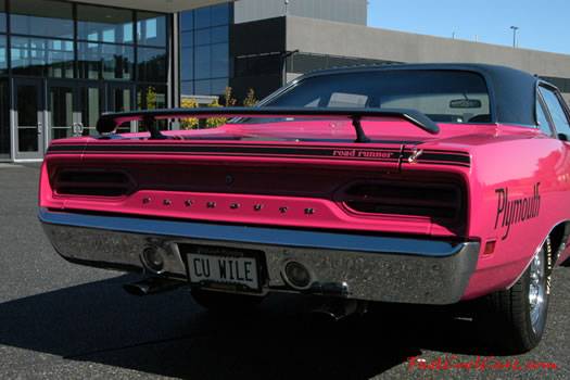 1970 Moulin Rouge Plymouth Roadrunner - one of 97 built.