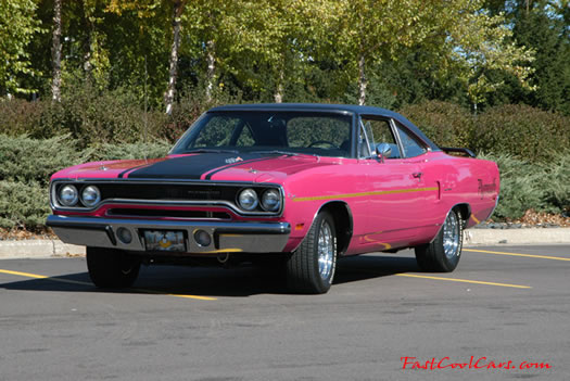 1970 Moulin Rouge Plymouth Roadrunner - one of 97 built.