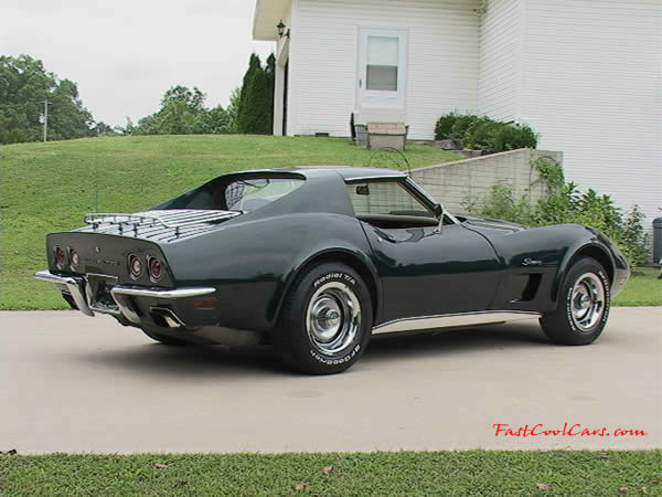1973 Chevrolet Corvette right rear view