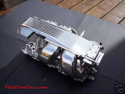 1987 Chevrolet Corvette - With highly polished aluminum intake and other parts.