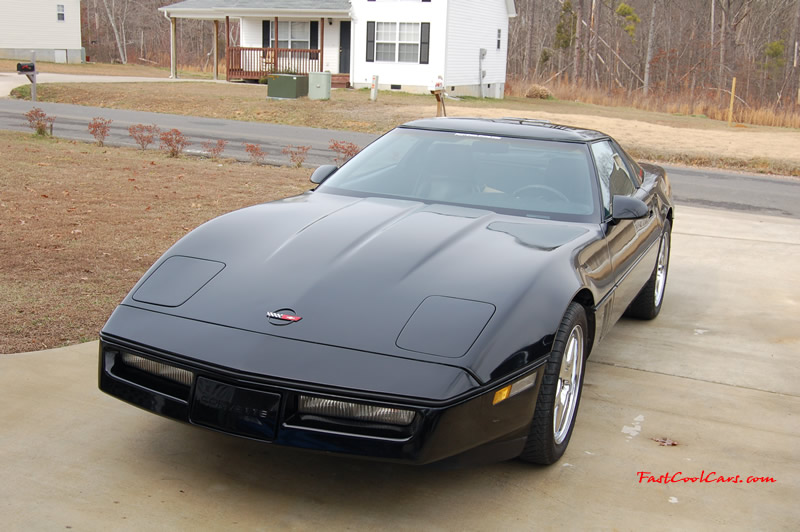1990 Chevrolet Corvette - 6 Speed, Borla exhaust, C6 Z06 Chrome Wheels, slotted and drilled rotors.