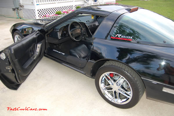 1990 Chevrolet Corvette - 6 Speed, Borla exhaust, C6 Z06 Chrome Wheels, slotted and drilled rotors.