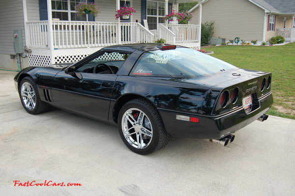 1990 Chevrolet Corvette - 6 Speed, Borla exhaust, C6 Z06 Chrome Wheels, slotted and drilled rotors.