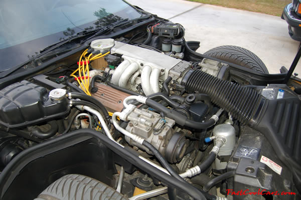 1990 Chevrolet Corvette - 6 Speed, Borla exhaust, C6 Z06 Chrome Wheels, slotted and drilled rotors.