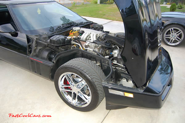 1990 Chevrolet Corvette - 6 Speed, Borla exhaust, C6 Z06 Chrome Wheels, slotted and drilled rotors.