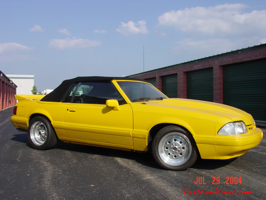 1992 Mustang LX 5.0 Convertible completely restored.