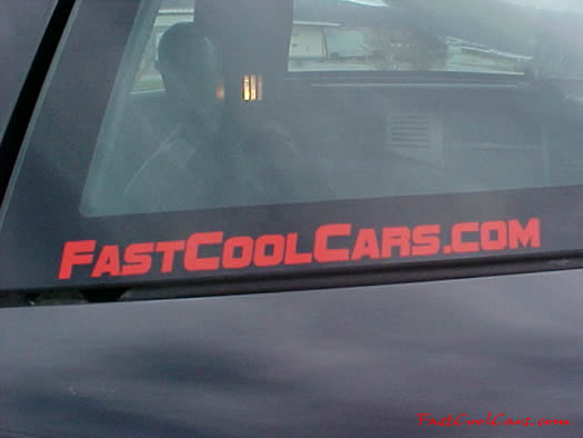 1992 Chevrolet Corvette - LT1 - 6 Speed, 300 horsepower - FastCoolCars.com decal