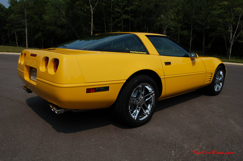 1994 Competition Yellow Chevrolet Corvette, 383 stroker LT1, 6 speed.
