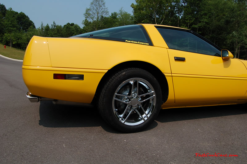 1994 Competition Yellow Chevrolet Corvette, 383 stroker LT1, 6 speed.