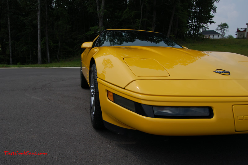 1994 Competition Yellow Chevrolet Corvette, 383 stroker LT1, 6 speed.